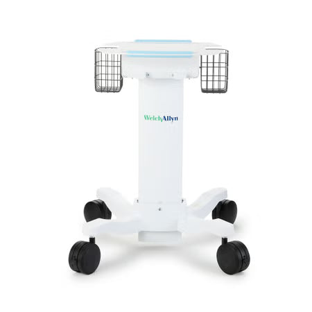 Welch Allyn Office Cart w/ Free-Wheeling Plastic Wheels (for CP 150 and PC ECG Electrocardiographs)