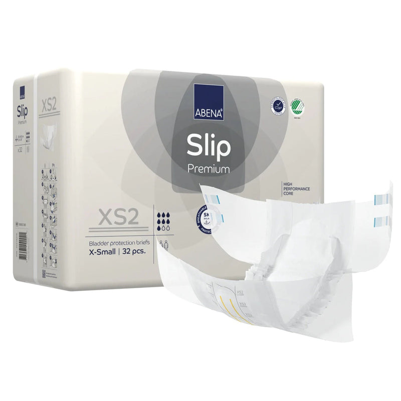 Abena Slip Premium XS2 Incontinence Brief, X-Small (Case of 128)