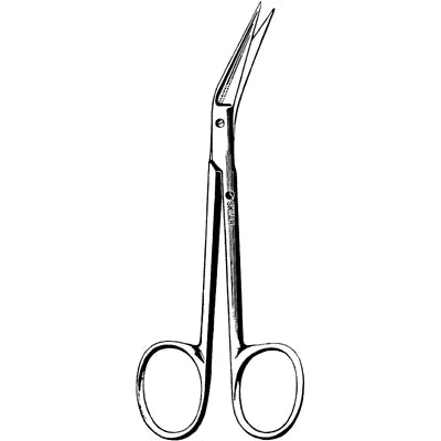 Sklar Angular Scissors Serrated Sharp/Sharp 4-3/4" - 47-1081