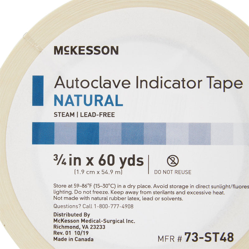 McKesson Brand McKesson Steam Indicator Tape, 0.5 Inch x 60 Yard (24/CS) 
