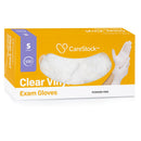 CareStock Vinyl Exam Glove, Small, Ivory (Case of 1000)