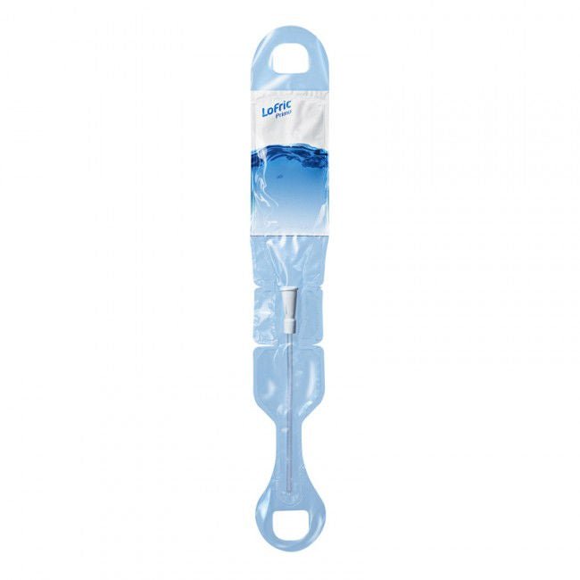 Urethral Catheter LoFric Primo Straight Tip Hydrophilic Coated PVC 18 Fr. 8 Inch Length (Case of 120)