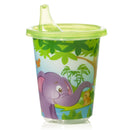 Midway Importing Inc Sippy Cup Evenflo TripleFlo 10 oz. Plastic Zoo Friends Print Reusable (12/CS) 
