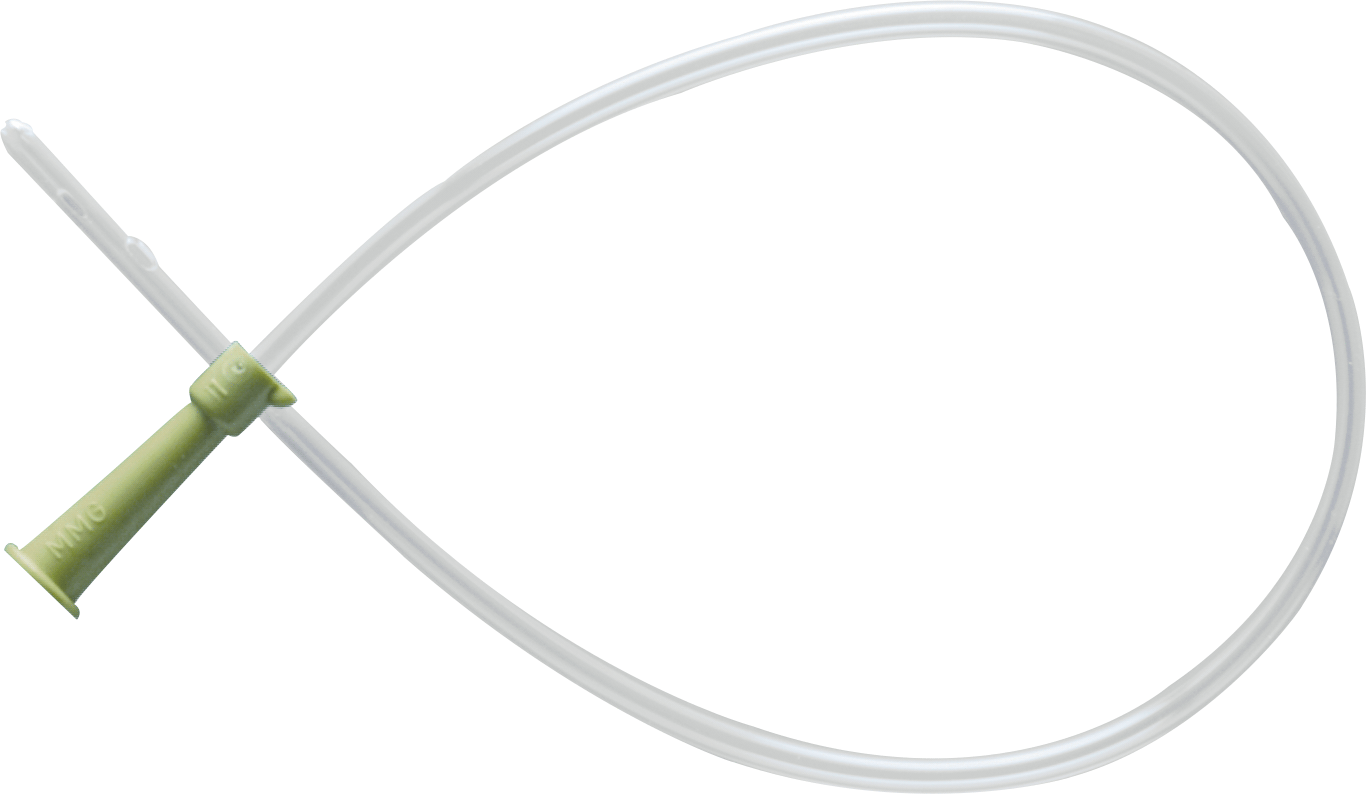 Urethral Catheter Easy Cath Straight Tip Uncoated PVC 16 Fr. 7 Inch Length 