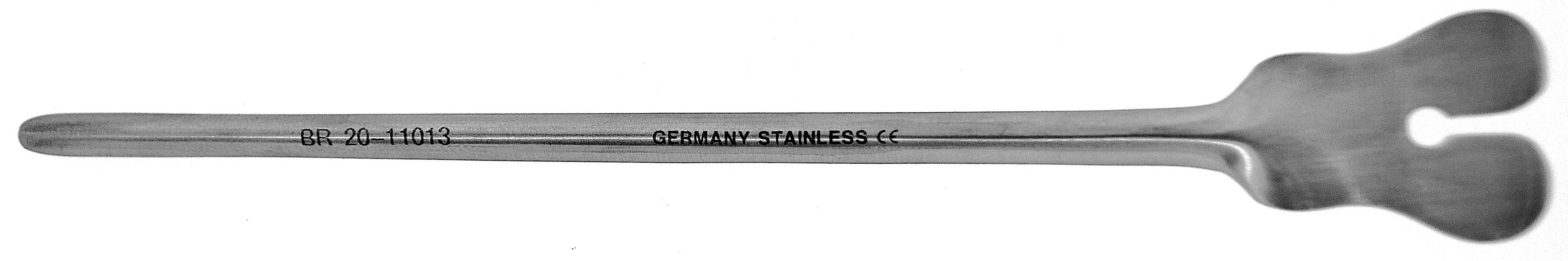 Grooved Director and Tongue Tie BR Surgical 4-1/2 Inch Length Plain End NonSterile 