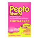 Pepto-Bismol Bismuth Subsalicylate Chewable Tablets (Box of 30)