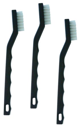 BR Surgical Instrument Cleaning Brush, stainless steel bristles, autoclaveable, 7¼" (Set of 3) 