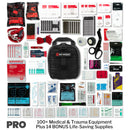 MyMedic My Medic MYFAK Pro First Aid Kit, Trauma & Medical Supplies for Survival, Black 
