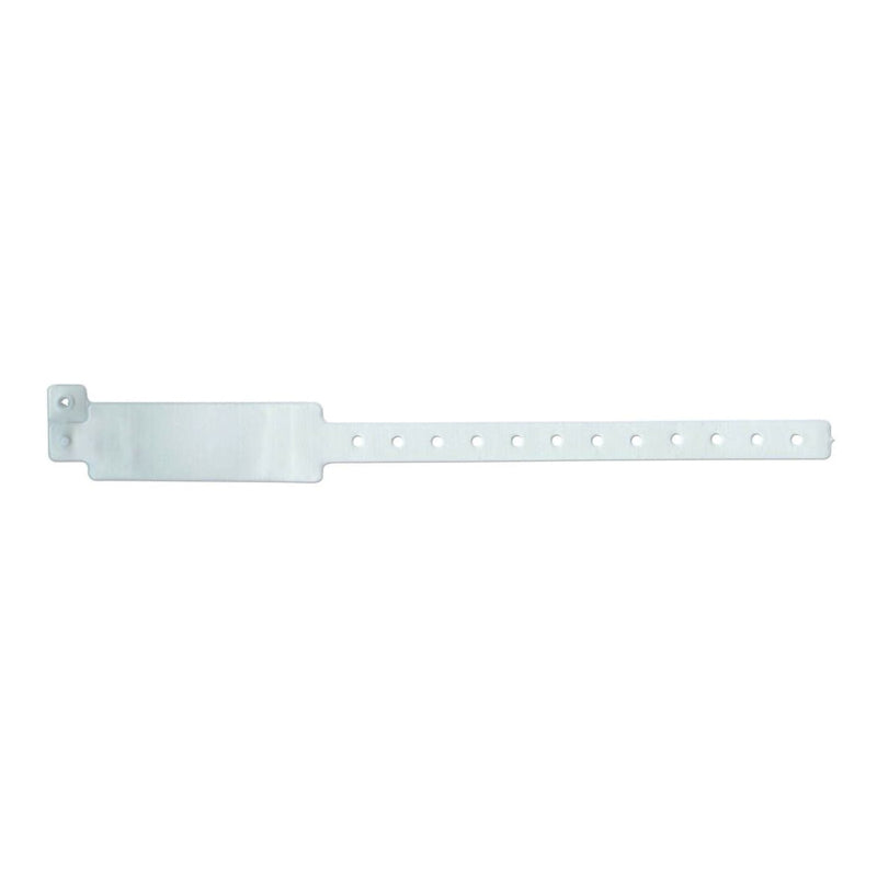 PDC Healthcare Veri-Color Insert Vinyl Wristband, 1 x 10 Inch, White (250/BX) 