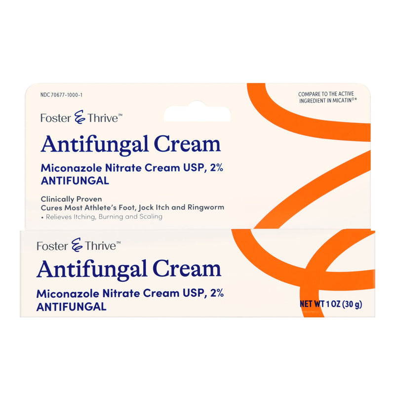 Foster & Thrive Antifungal Cream Miconazole Nitrate 2% (Each)