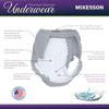 McKesson Premium Discreet Underwear for Women, Heavy Absorbency, Extra-Large (Case of 80)