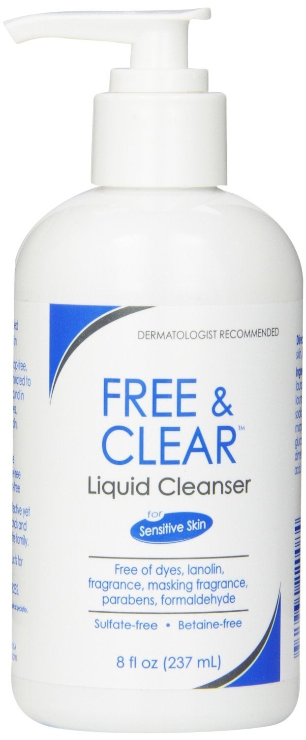 Soap Free & Clear Liquid 8 oz. Pump Bottle Unscented (Each)