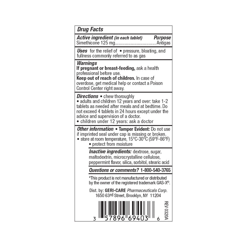 Geri-Care Simethicone Gas Relief (Case of 360)
