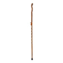 Mabis Healthcare Brazos Twisted Oak Ergonomic Fitness Handcrafted Walking Stick, 48-Inch, Brown 
