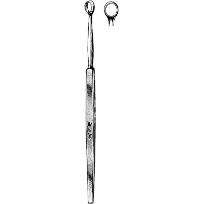 Sklar Fox Dermal Curette - 5-1/2", Round 5mm Tip - 06-4140 