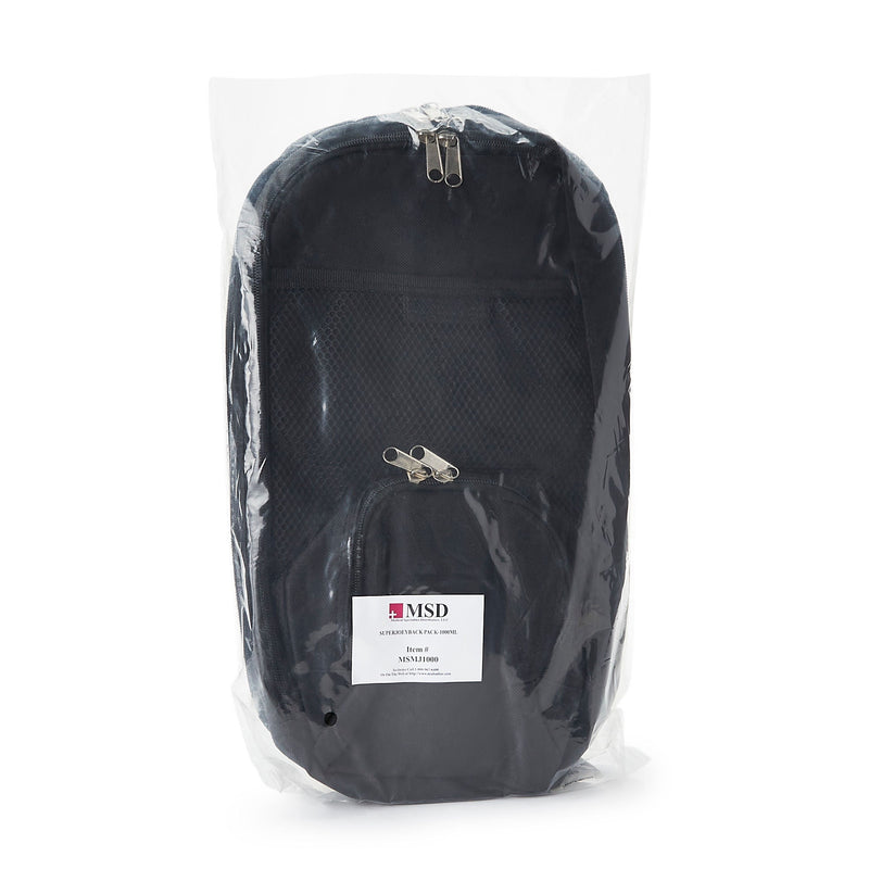 McKesson Feeding Pump Backpack for Two 1000-mL Bags, Kangaroo Dual Flush System