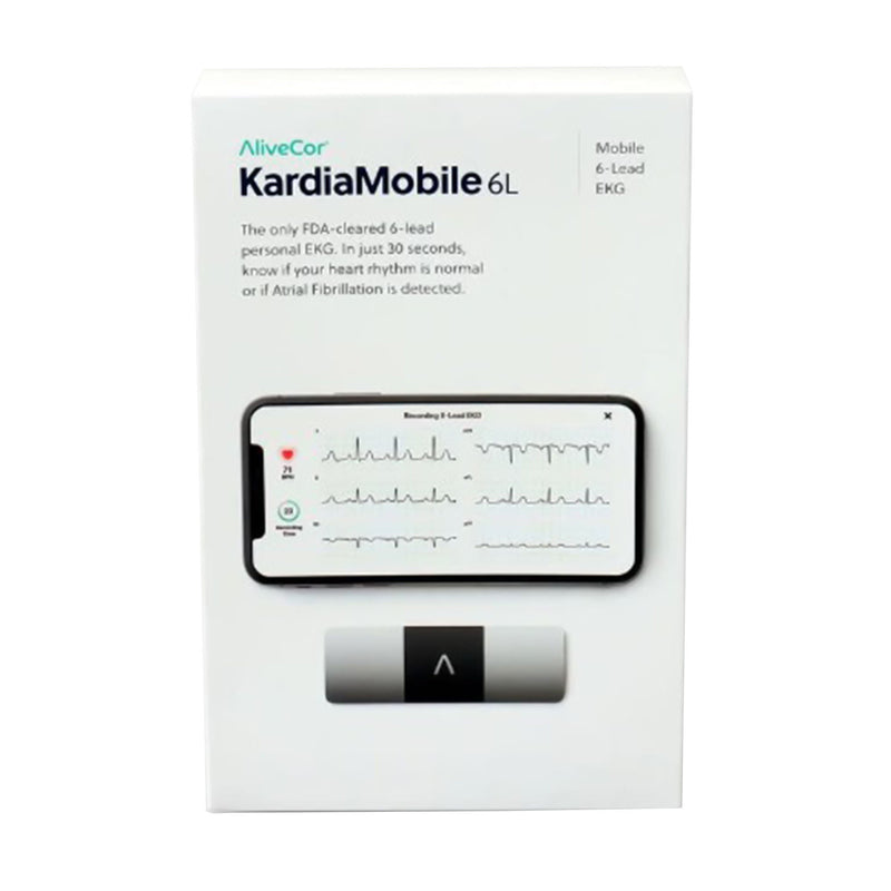 Electrocardiograph KardiaMobile Card Battery Operated Smart Phone Display Resting (Case of 24)
