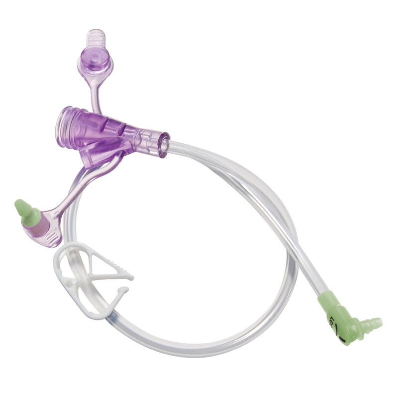 Jejunal Feeding Set AMT G-JET 12 Inch, Right Angle, Glo-Green For G-Jet Button Kit 