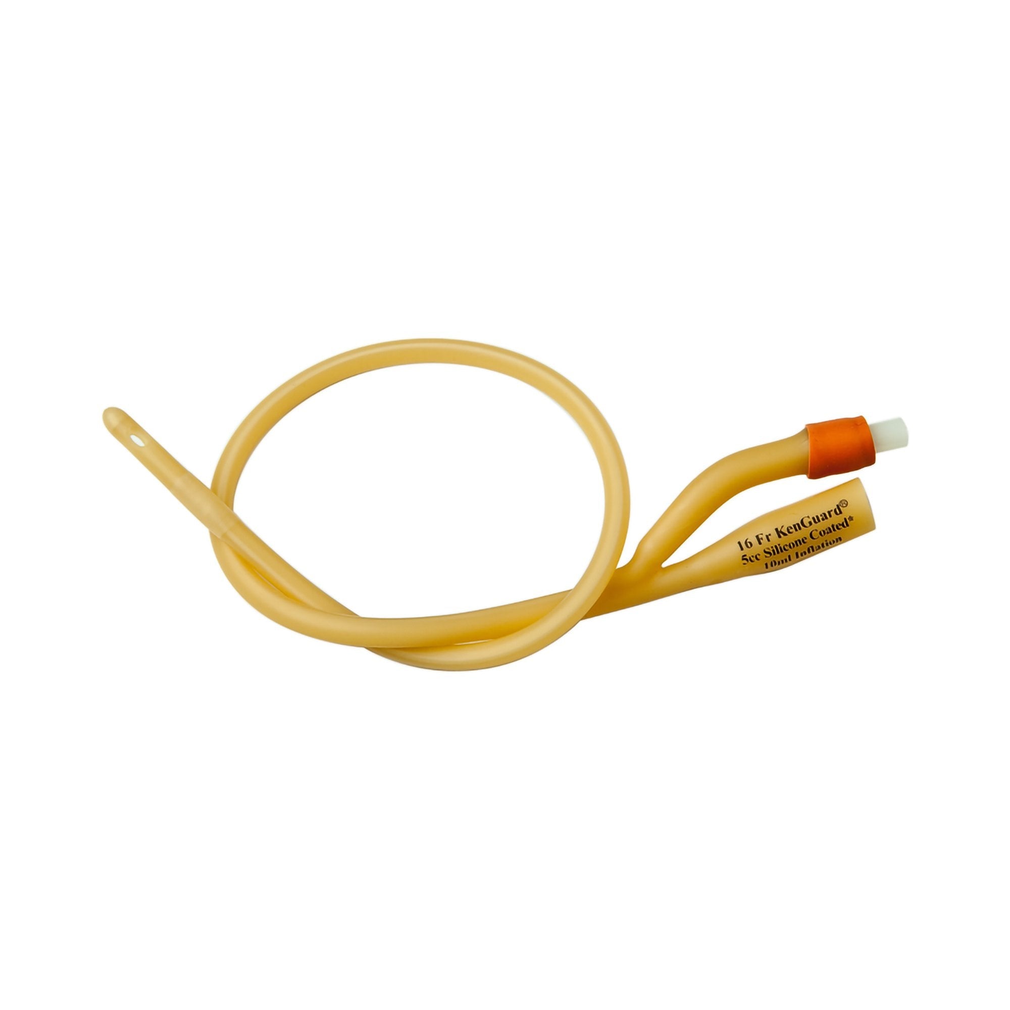 Foley Catheter Rusch Gold 3-Way Standard Tip 30 cc Balloon 16 Fr. Silicone Coated Latex 