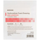 McKesson Nonadhesive without Border Foam Dressing, 4 x 4 Inch (Case of 10 Boxes)