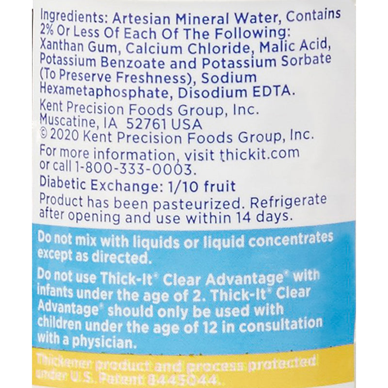 Kent Precision Foods Thick-It AquaCareH2O Thickened Beverage, 8-ounce Bottle (24/CS) 