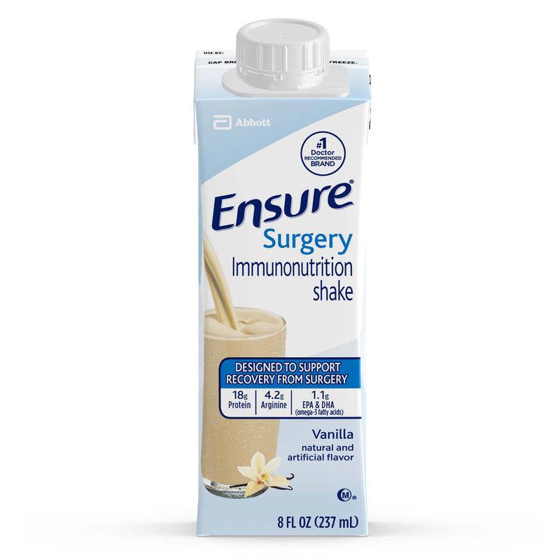 Ensure Surgery Vanilla Immunonutrition Shake, 8-ounce carton (Case of 24)