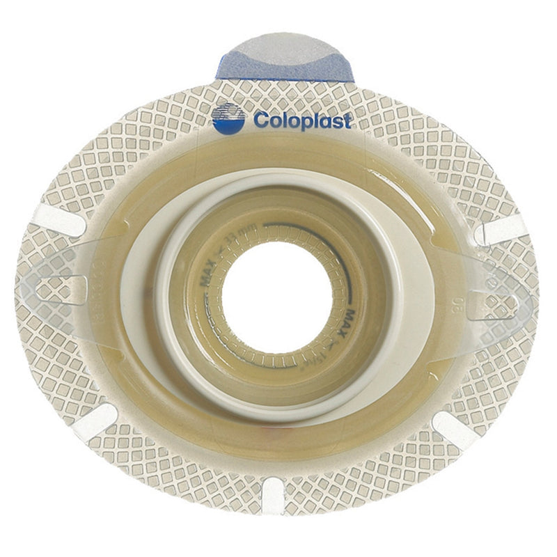 Coloplast SenSura Click Xpro Flat Barrier Ostomy Barrier, Trim to fit 10 – 65 mm, Yellow (5/BX) 