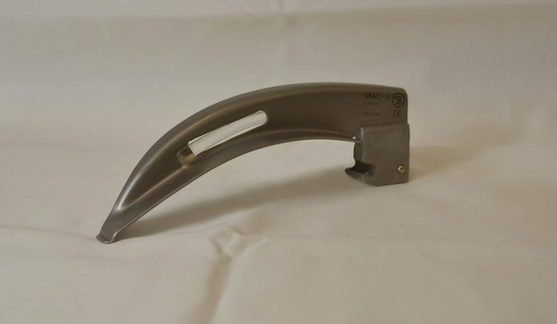 Laryngoscope Blade MedSource Macintosh Type Fiberoptic Light Universal Sterile (Each)