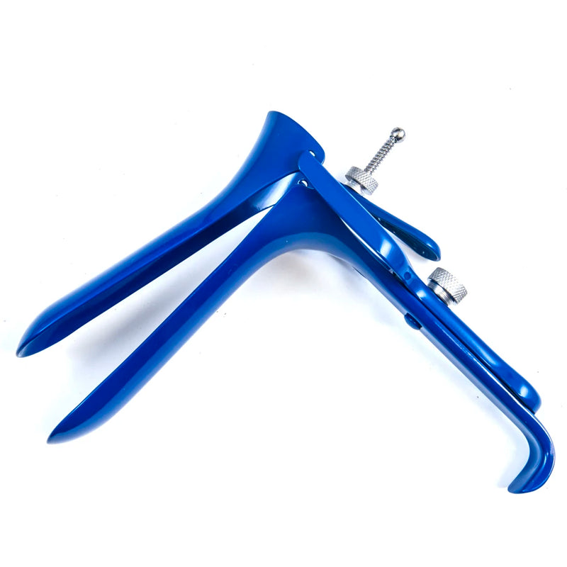 Sklar Blue Electrosurgical Graves Vaginal Speculum - Large, without Tube or Loops - 91-5064