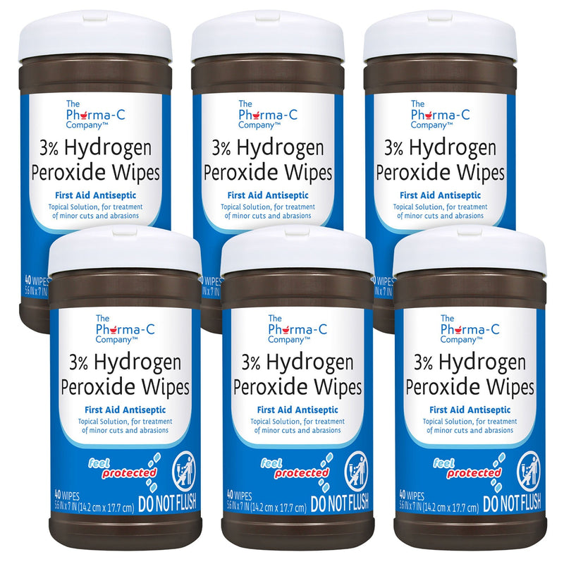 Pharma-C-Wipes Hydrogen Peroxide Antiseptic 