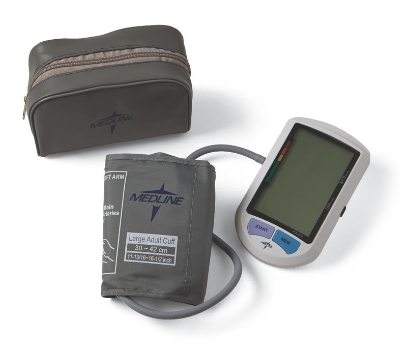 Medline Home Automatic Digital Blood Pressure Monitor Medline Adult Cuff Nylon Cuff 30 - 42 cm Desk Model (MDS3001 / EA) 
