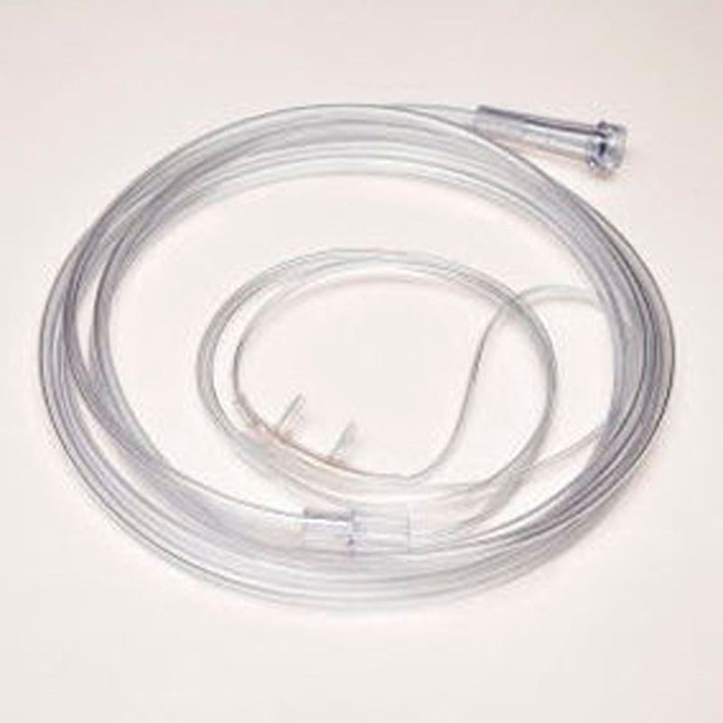 Nasal Cannula Salter-Style Micro Adult Curved Prongs 4 Foot Tubing Low Flow Rate