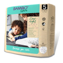 Bambo Nature Overnight Diapers, Size 5 (Case of 88) 