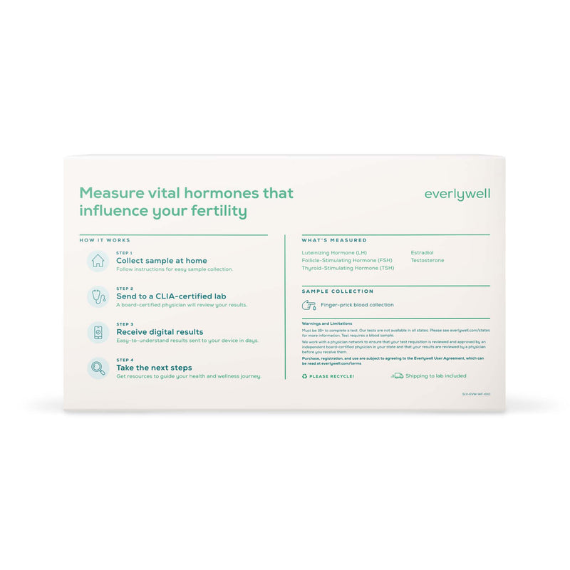 Blood Collection and Transport Kit Everlywell Bio Hazard Bag Sterile (4/CS)