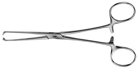 BR Surgical ALLIS Tissue Forceps, 4x5 teeth, 6'