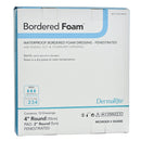 Sion Brands LLC BorderedFoam Adhesive with Border Foam Dressing, 4-Inch Round (10/BX) 