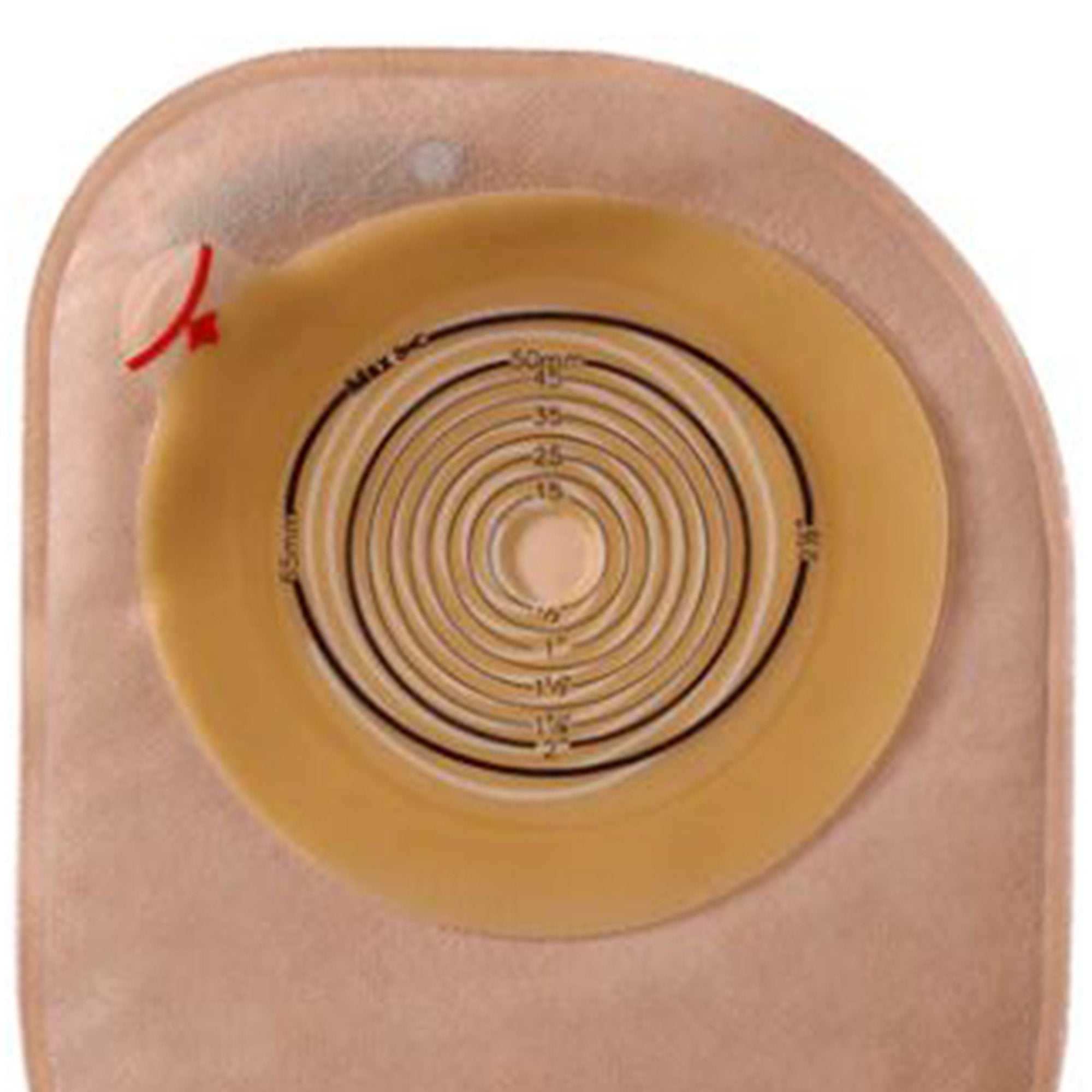 Coloplast Assura Flat One-Piece Opaque Ostomy Pouch, Cut to Fit Stomas 10 – 75 mm (10/BX) 