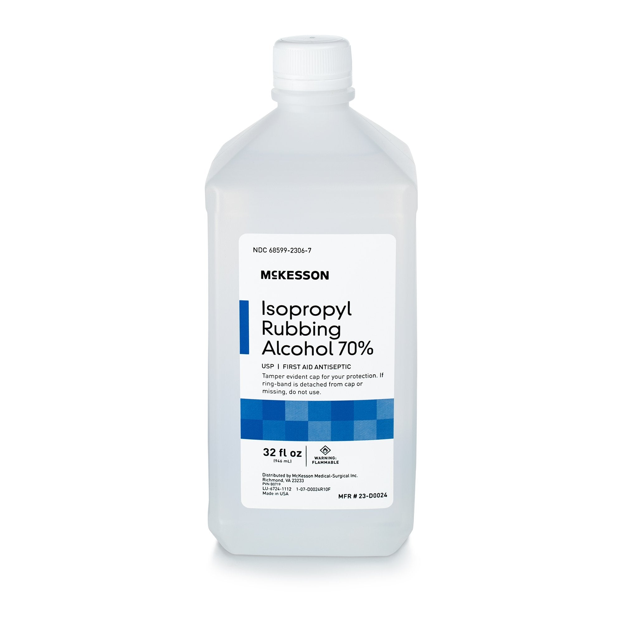 McKesson Brand McKesson Isopropyl Alcohol Antiseptic, 32-ounce bottle (12/CS) 