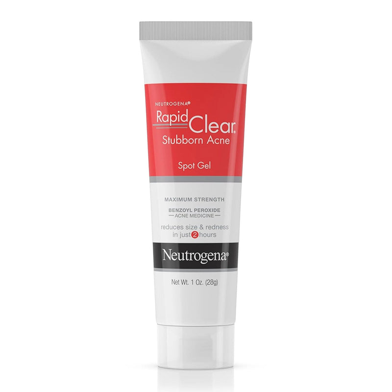 J & J Sales Neutrogena Rapid Clear Stubborn Acne Spot 10% Benzoyl Peroxide Gel, 1 ounce 