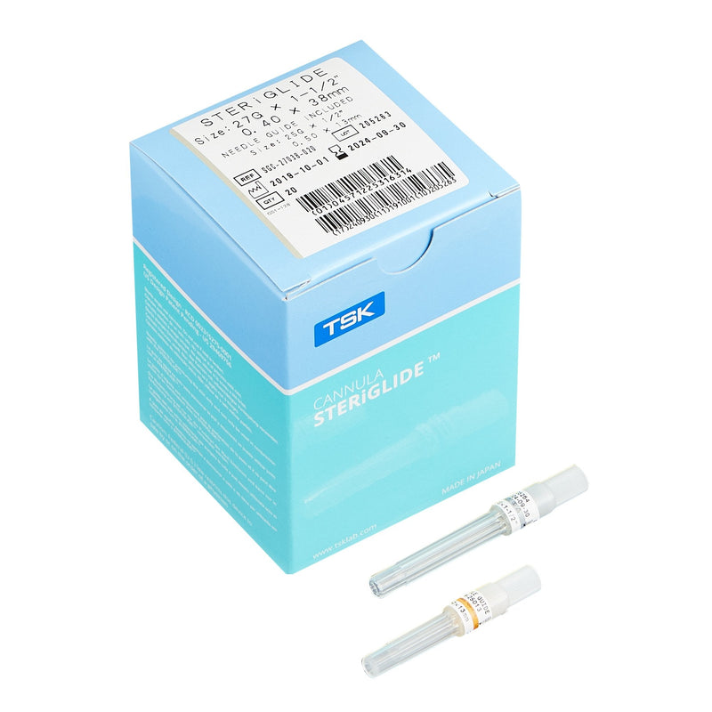 Aesthetic Microcannula SteriGlide 1-1/2 Inch Length 27 Gauge Regular Wall Without Safety 