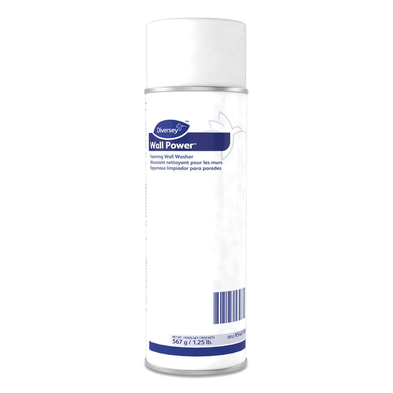 Surface Cleaner Diversey Wall Power Alcohol Based Aerosol Spray Foaming 20 oz. Can Floral Scent NonSterile 