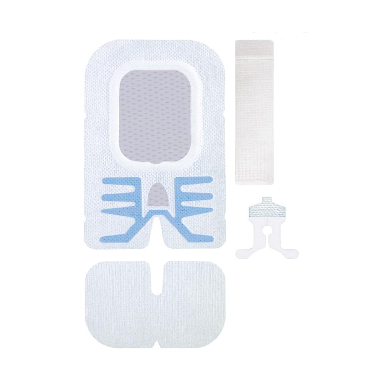 Medline Integrated IV Securement Dressing Sorbaview SHIELD Fabric / Foam 2-1/2 X 4 Inch Sterile (SV353UDTHG / CS)