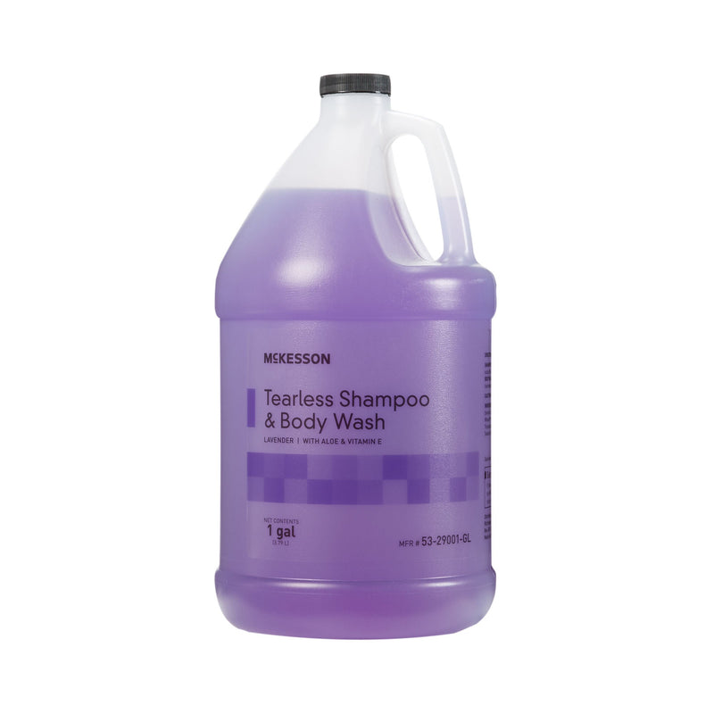 McKesson Tearless Shampoo and Body Wash, Lavender Scent, 1 gal Jug (Case of 4)