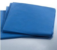 SHEET FLAT NONWOVEN 40X84 BLU50/CS