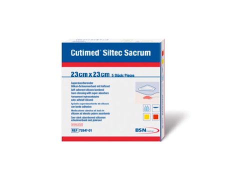 DRESSING FOAM SILTEC 9X9SAC ST 5/BX