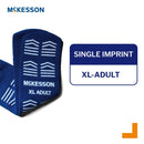 McKesson Brand McKesson Slipper Socks, Single Tread, Extra Large, Dark Blue (48/CS) 