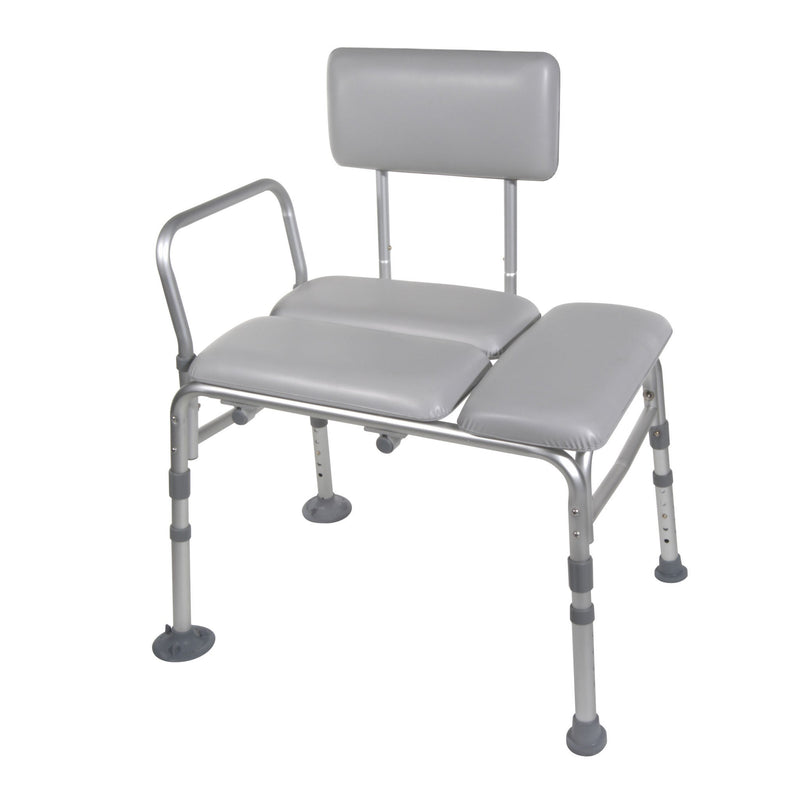 drive Aluminum Knocked Down Bath Transfer Bench, 17¾ – 21¾ Inch Seat Height (Each)