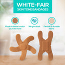TruColour Beige Adhesive Strip, Knuckle / Fingertip (Case of 1000) 