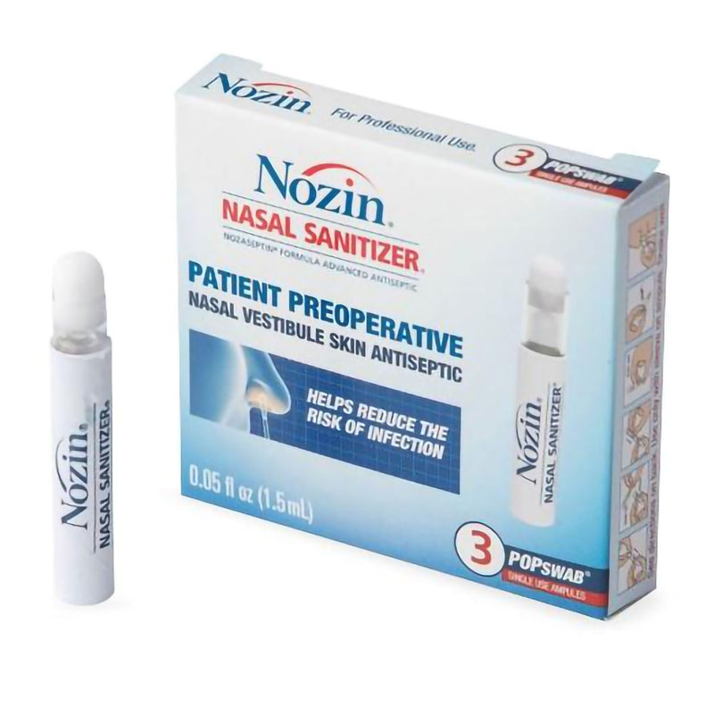 Nozin Nasal Sanitizer POPswab Antiseptic (Case of 300)