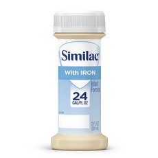 Infant Formula Similac with Iron 24 Unflavored 2 oz. Bottle Liquid Iron 